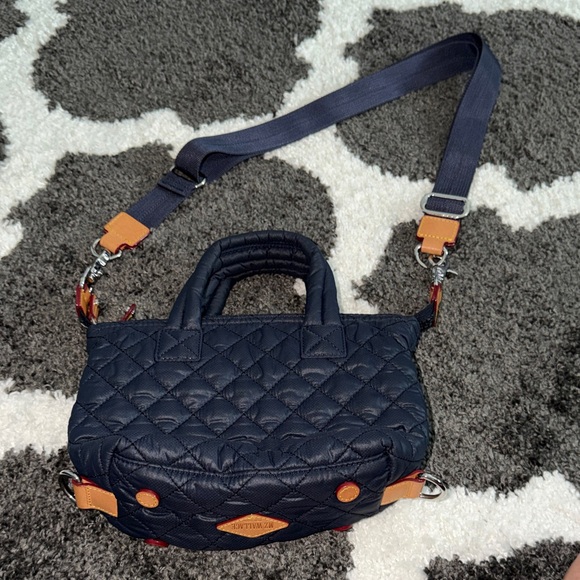 MZ Wallace Micro Sutton - Navy (Dawn) free dust bag included - Picture 9 of 17